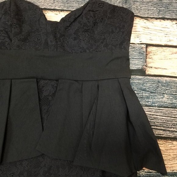 LF Paper Heart Navy Pencil Dress - Picture 2 of 7